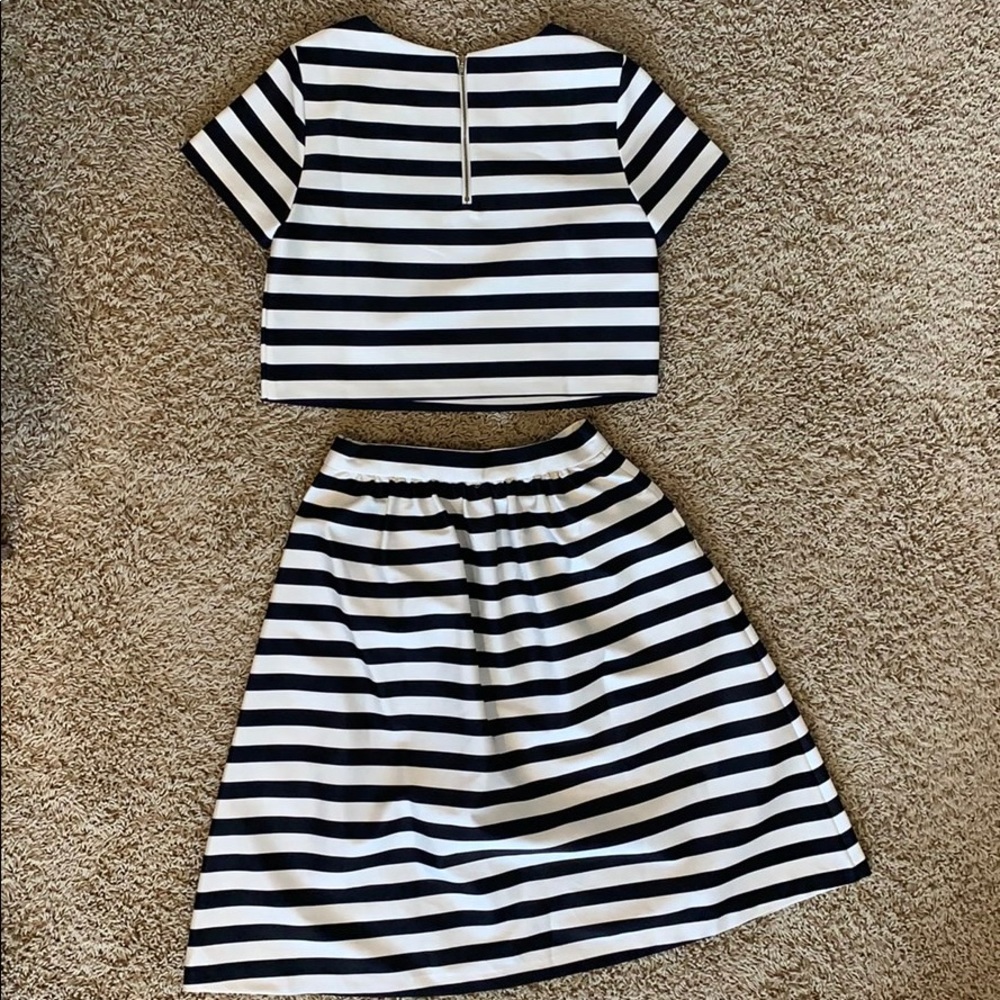 Forever 21 Striped Two-Piece Top and Skirt Set - Picture 6 of 8